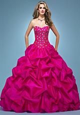 2012 Landa Pageant Dresses AQ06.  Available in Bright Yellow, Lipstick, Peony, Red